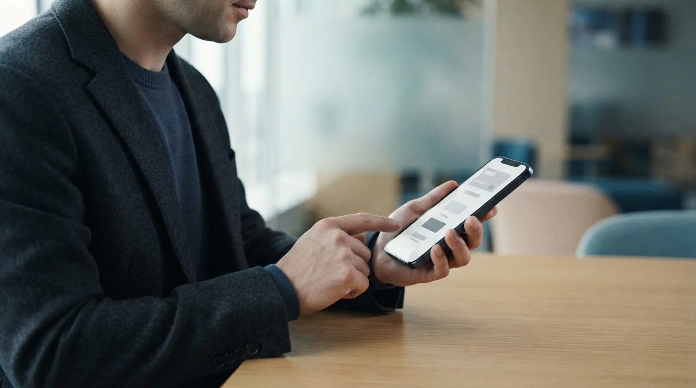 Smartphone zeigt abstrakten Zahlungsvorgang zwischen PayPal und Wettkonto