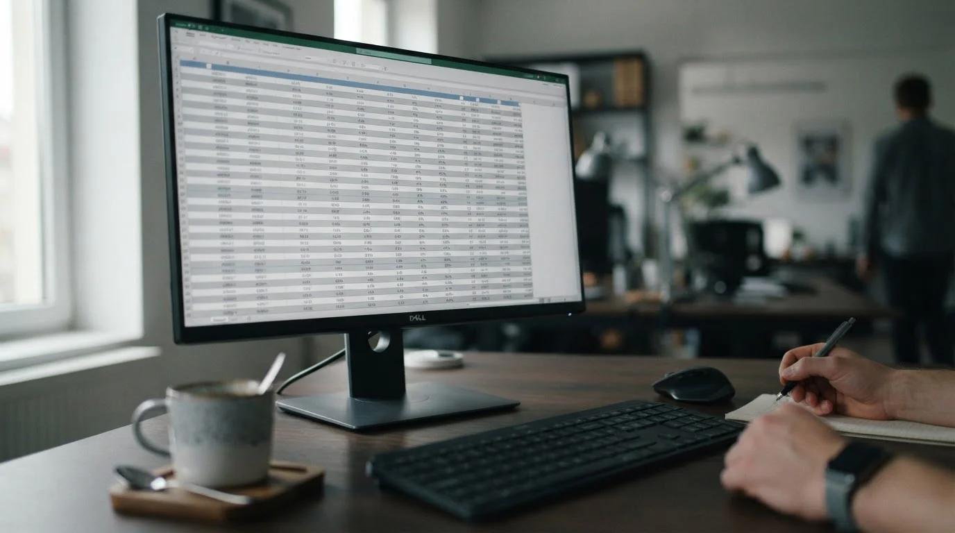 Vergleichstabelle verschiedener Wettanbieter auf dem Monitor